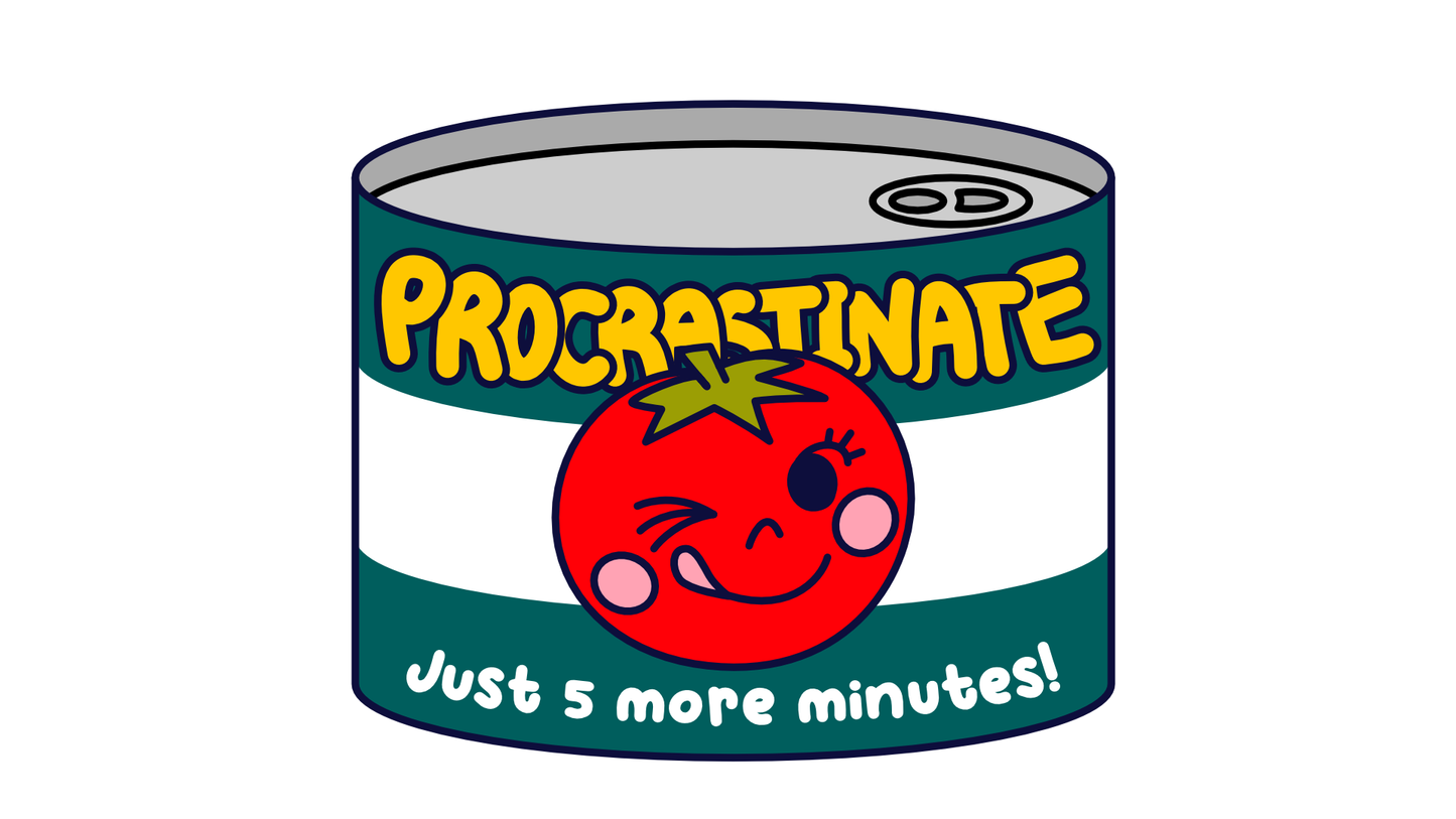 Tomato Procrastinate Just 5 more minutes ('25 December Patch of the Month)