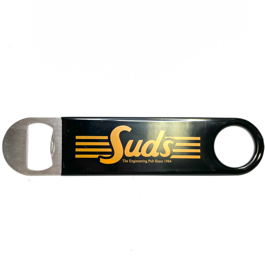"SUDS" Bottle Opener