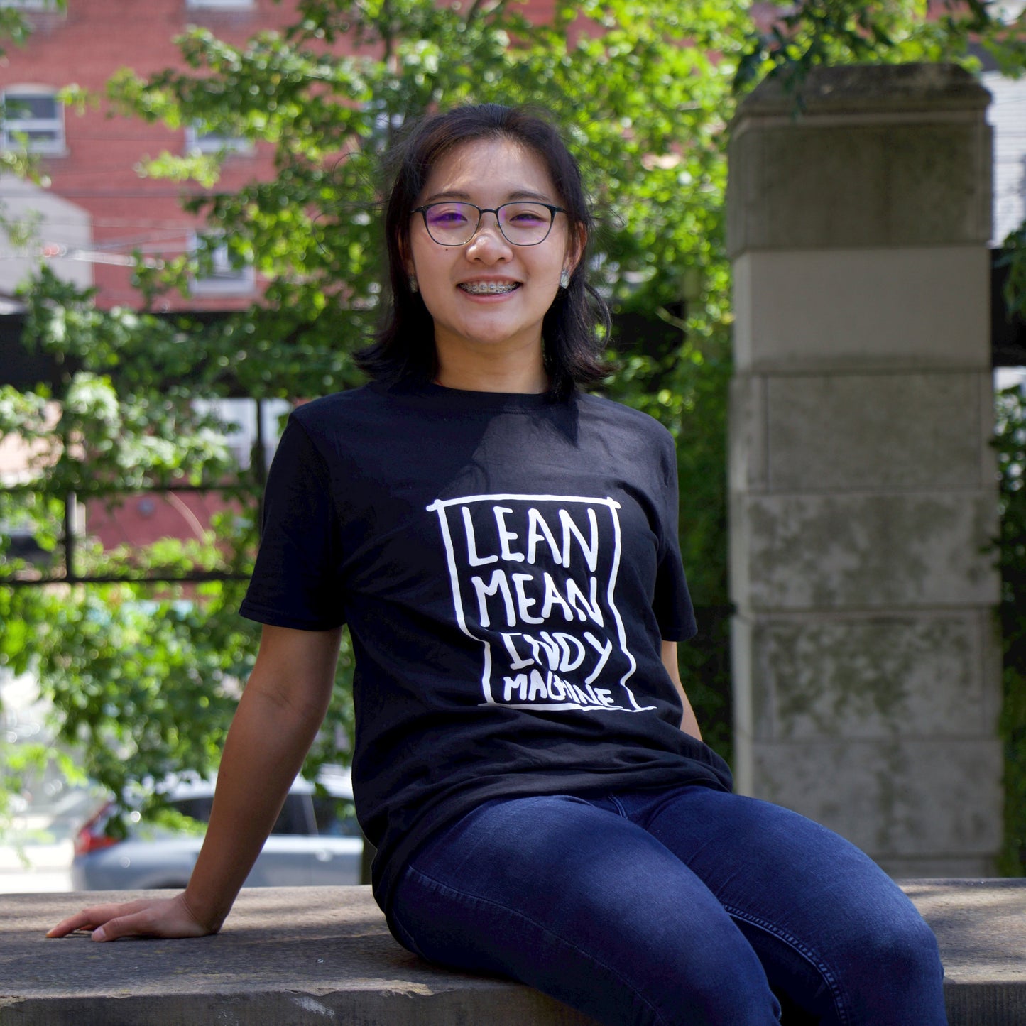 "Lean Mean Indy Machine" T-Shirt (Black)