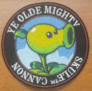 Peashooter Ye Olde Mighty Skule Cannon ('25 September Patch of the Month)