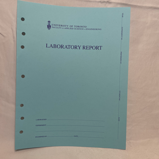 Lab Report Cover