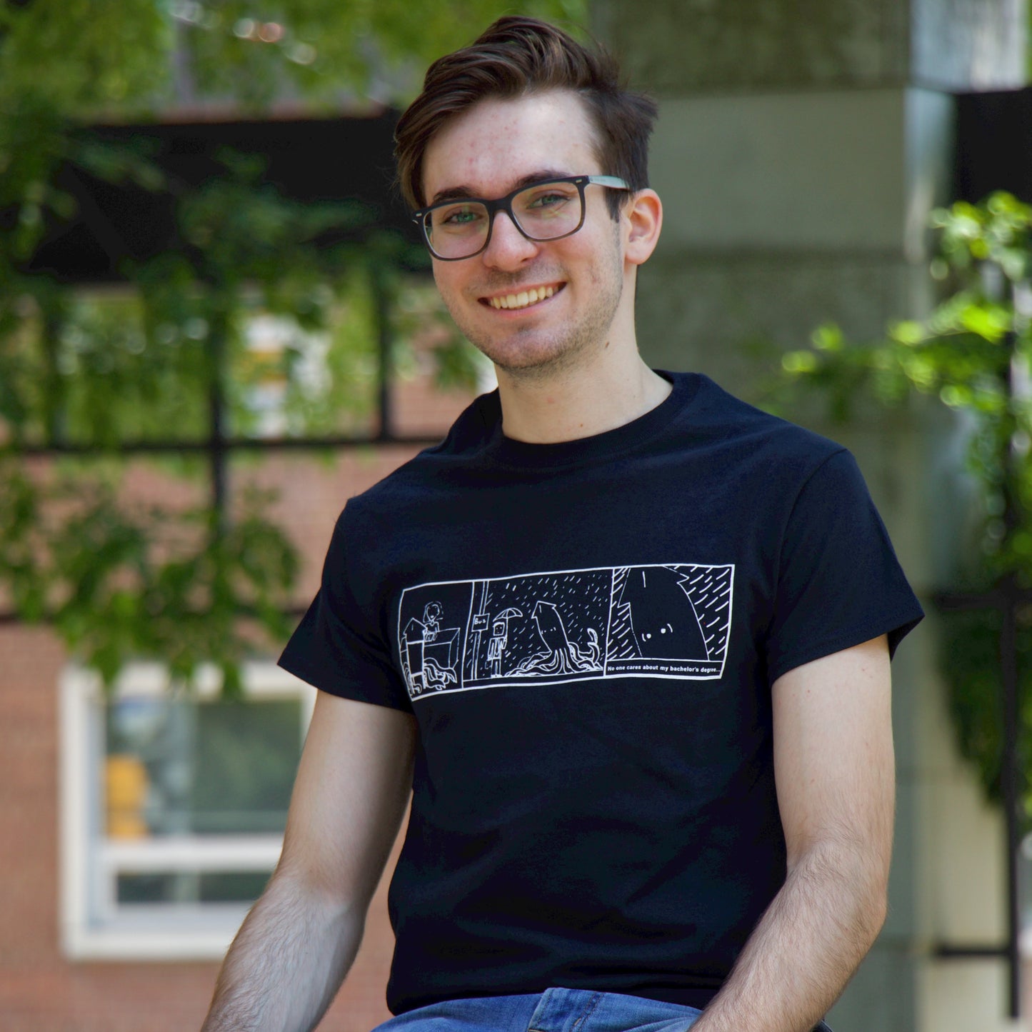 Toike Oike Black T-shirt