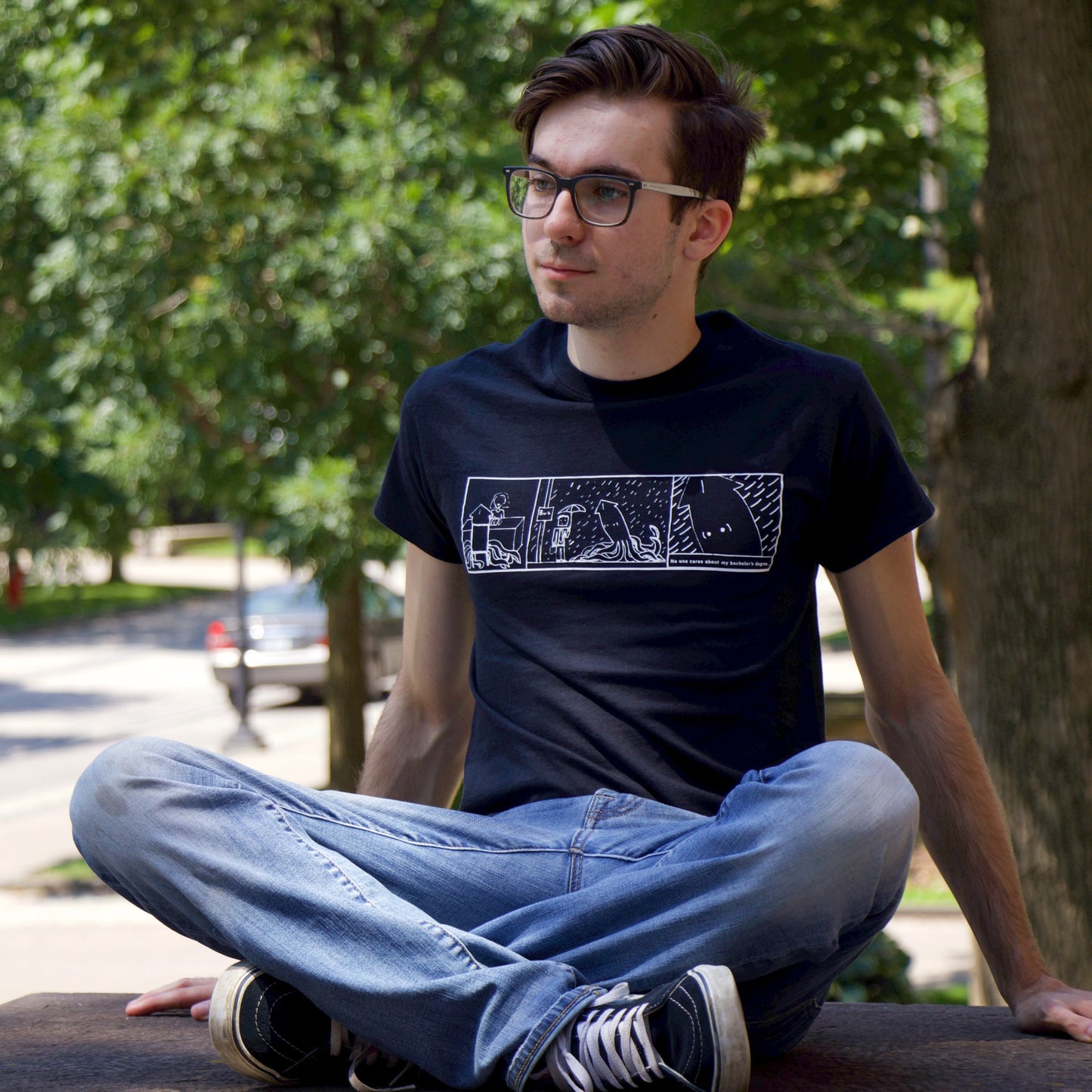 Toike Oike Black T-shirt